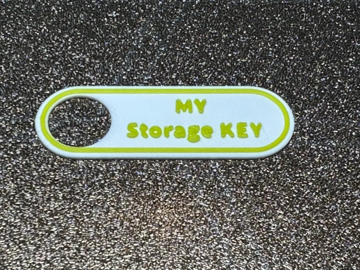 My Storage Key Tag, photo 3 of 3 - My Storage Key Tag Keychains