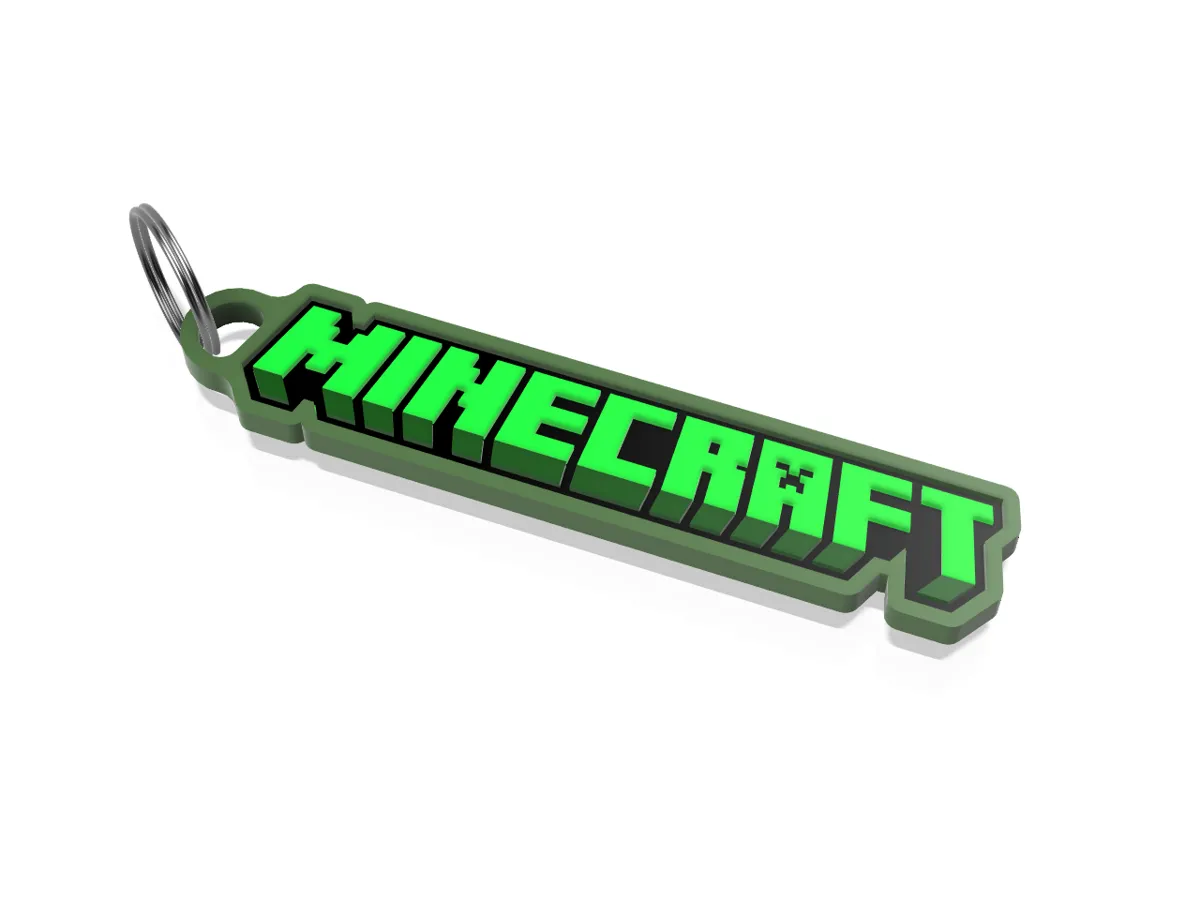Minecraft keychain