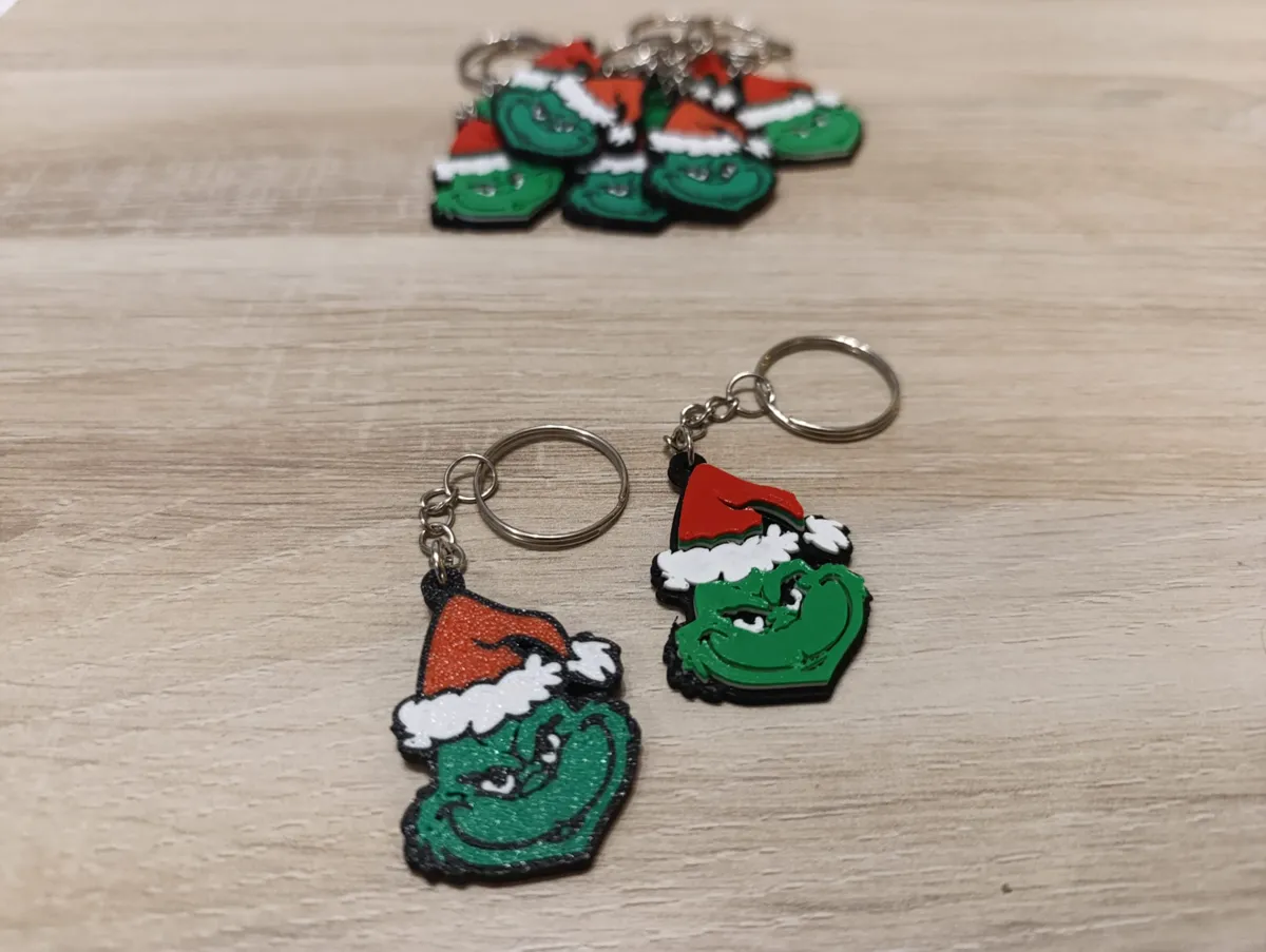 Grinch keychain, photo 2 of 4 - Grinch keychain Fashion