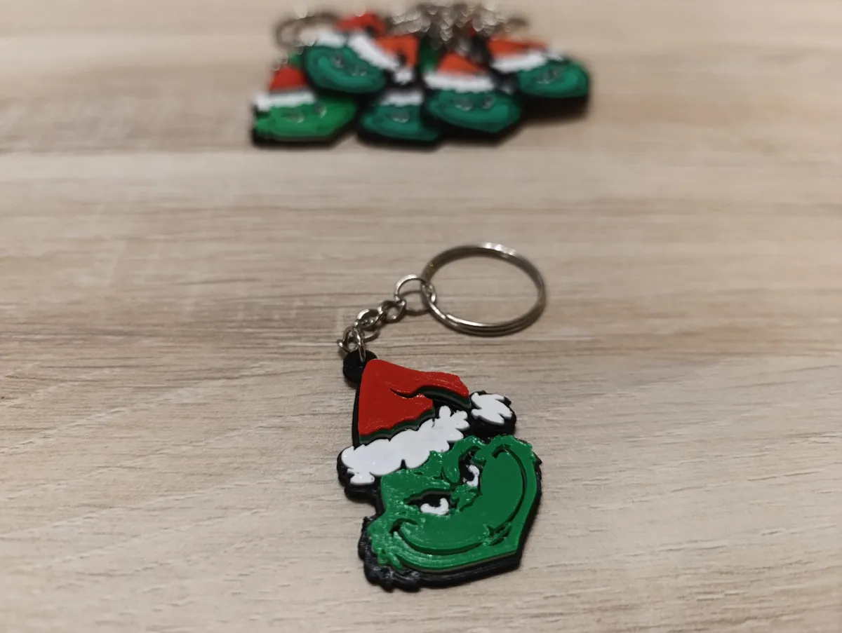 Grinch keychain, photo 3 of 4 - Grinch keychain Fashion