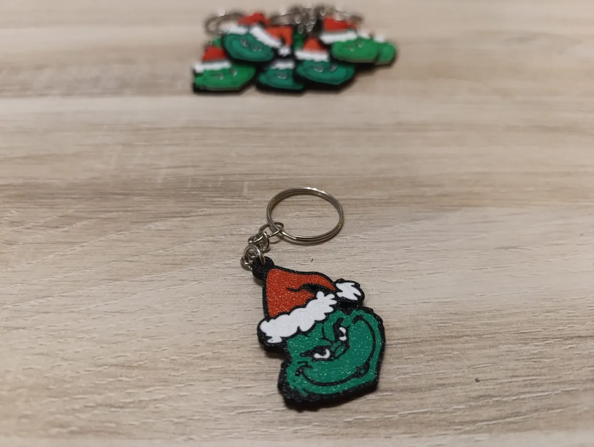 Grinch keychain, photo 4 of 4 - Grinch keychain Fashion