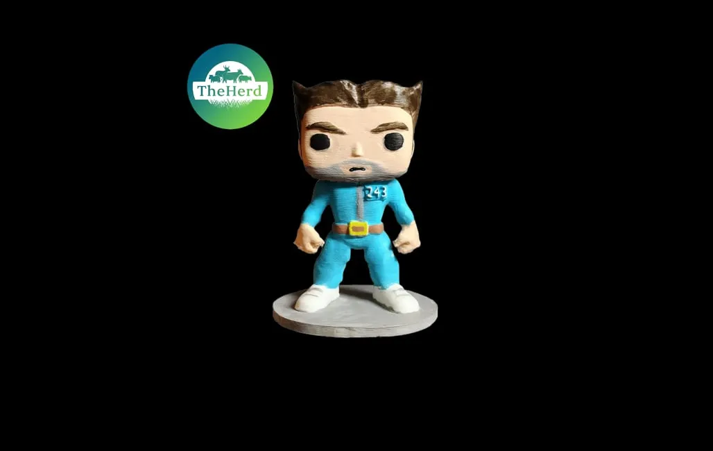 Squid Game Unmasked Wolverine Funko Pop, photo 2 of 4 - Squid Game Unmasked Wolverine Funko Pop Art
