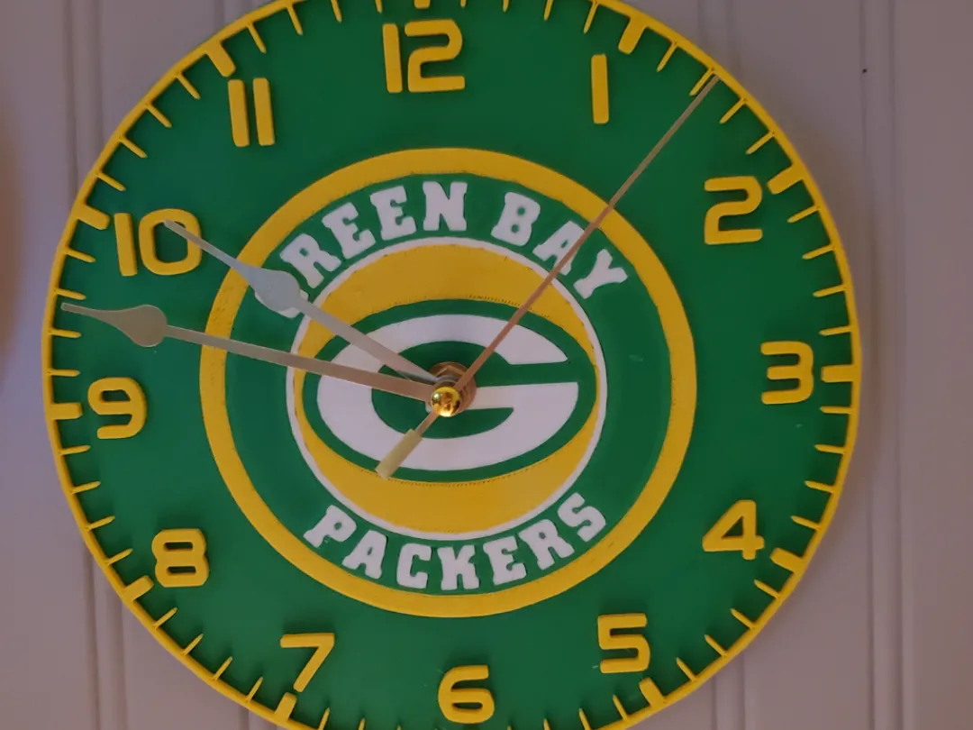 Green Bay Packers Desk Clock