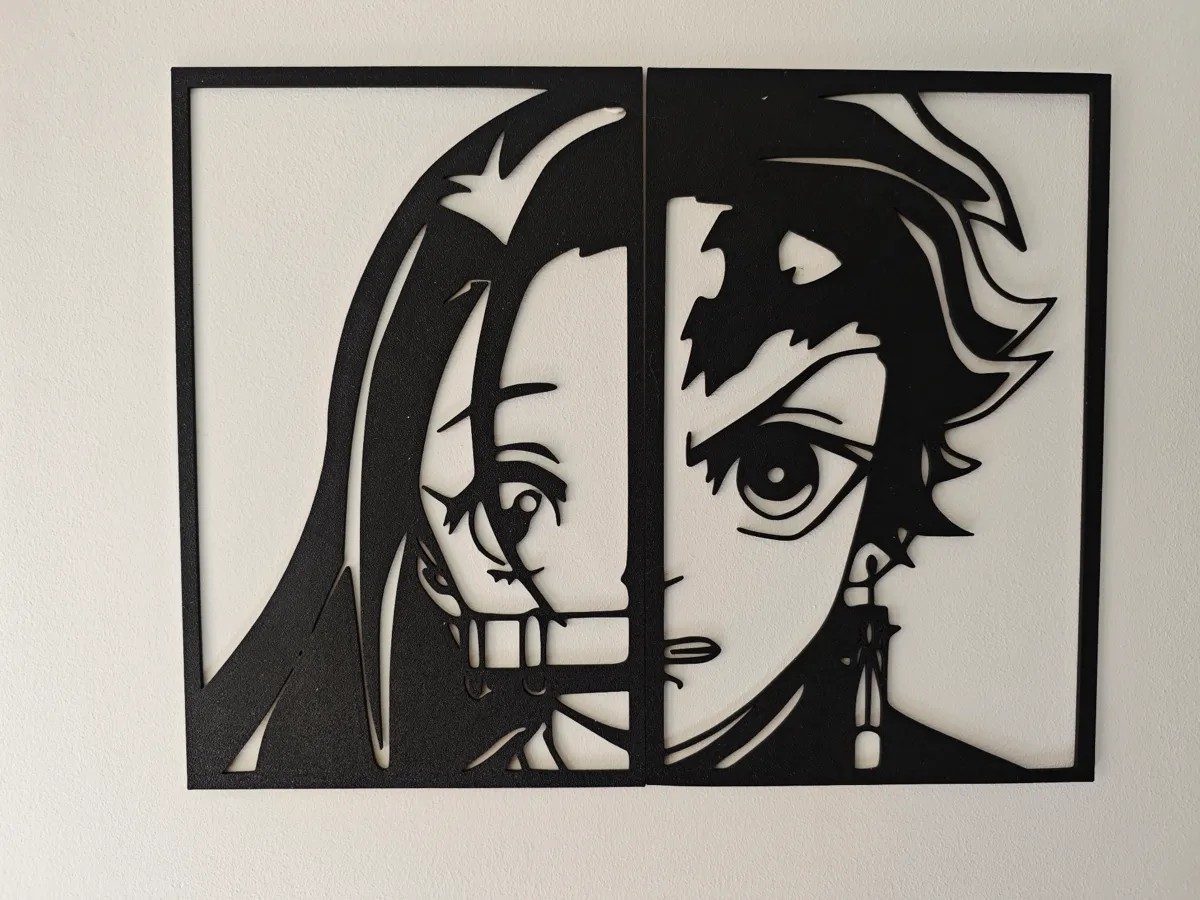Demon Slayer Wall Art, Edición Hermanos