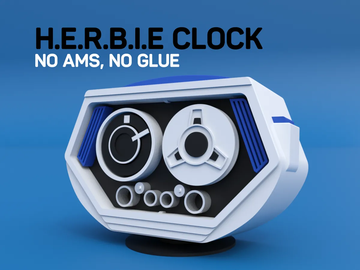H.E.R.B.I.E FAN ART CLOCK
