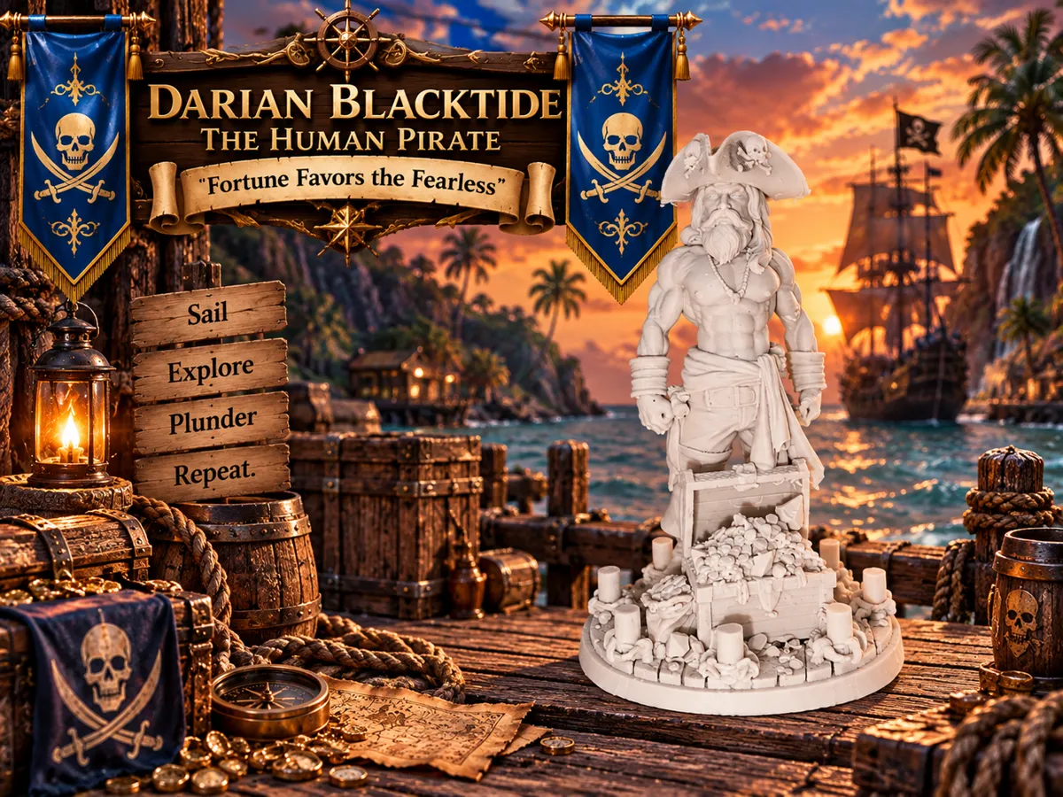 Miniature pirate