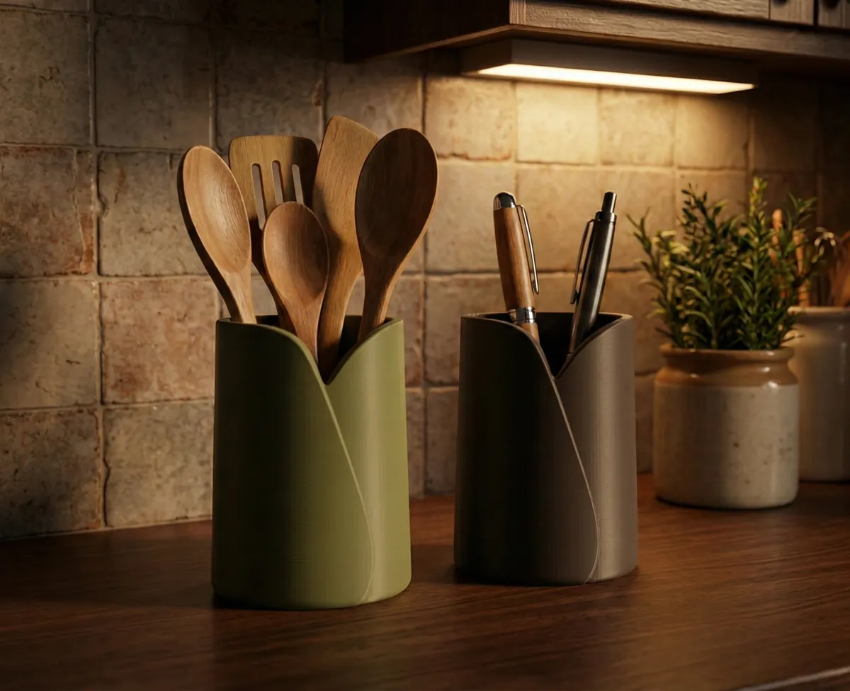 Kitchen Organizer & Pen Holder - Modern Decor, photo 4 of 4 - Kitchen Organizer & Pen Holder - Modern Decor Desk & Office
