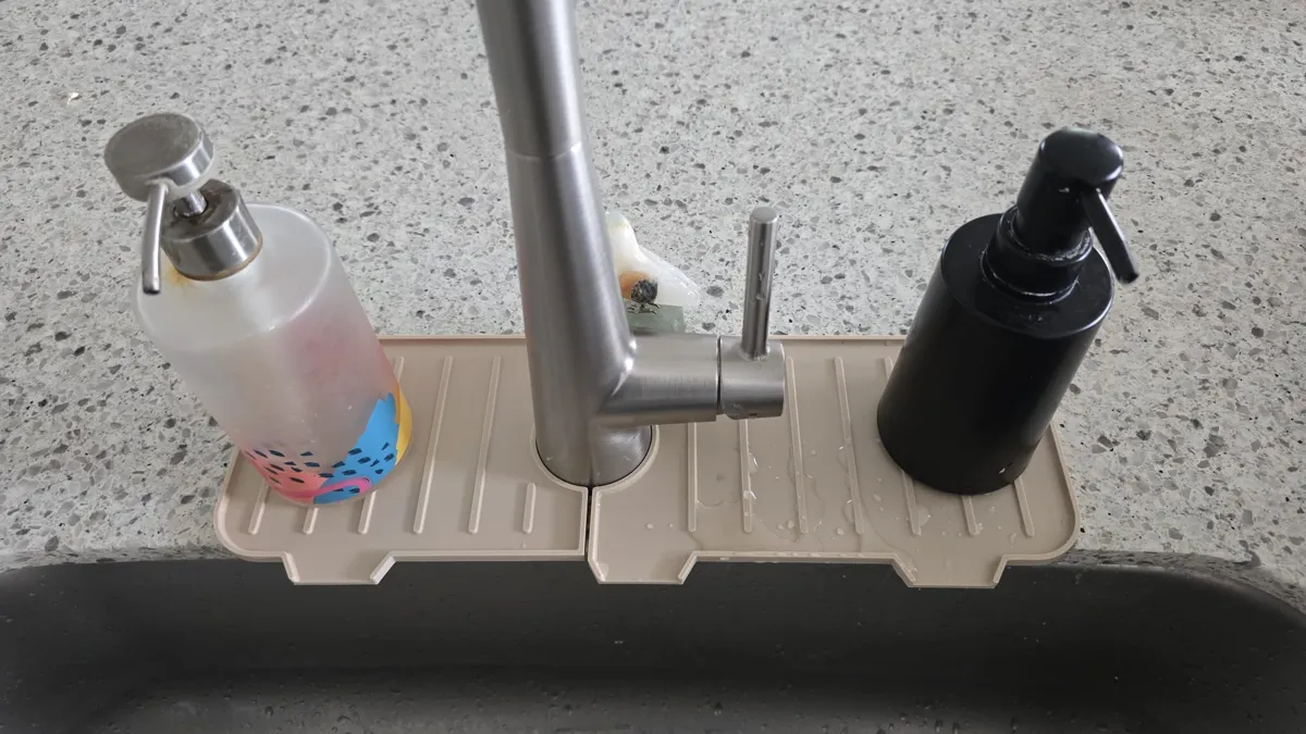 Kitchen faucet drip tray & organizer, photo 3 of 4 - Kitchen faucet drip tray & organizer Garden & Outdoor