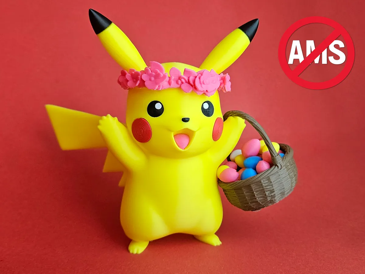 Pikachu Easter Pokemon and Figure