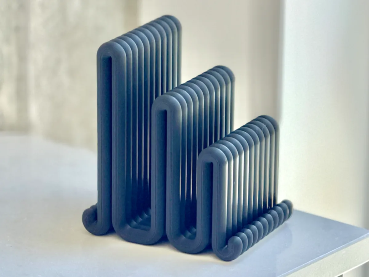 Modern Double Vertical Laptop iPad eReader Stand