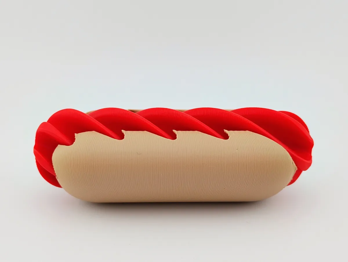 Hot Dog & Bun Vortex Spiral Fidget, photo 2 of 4 - Hot Dog & Bun Vortex Spiral Fidget Fidget & Sensory Toys
