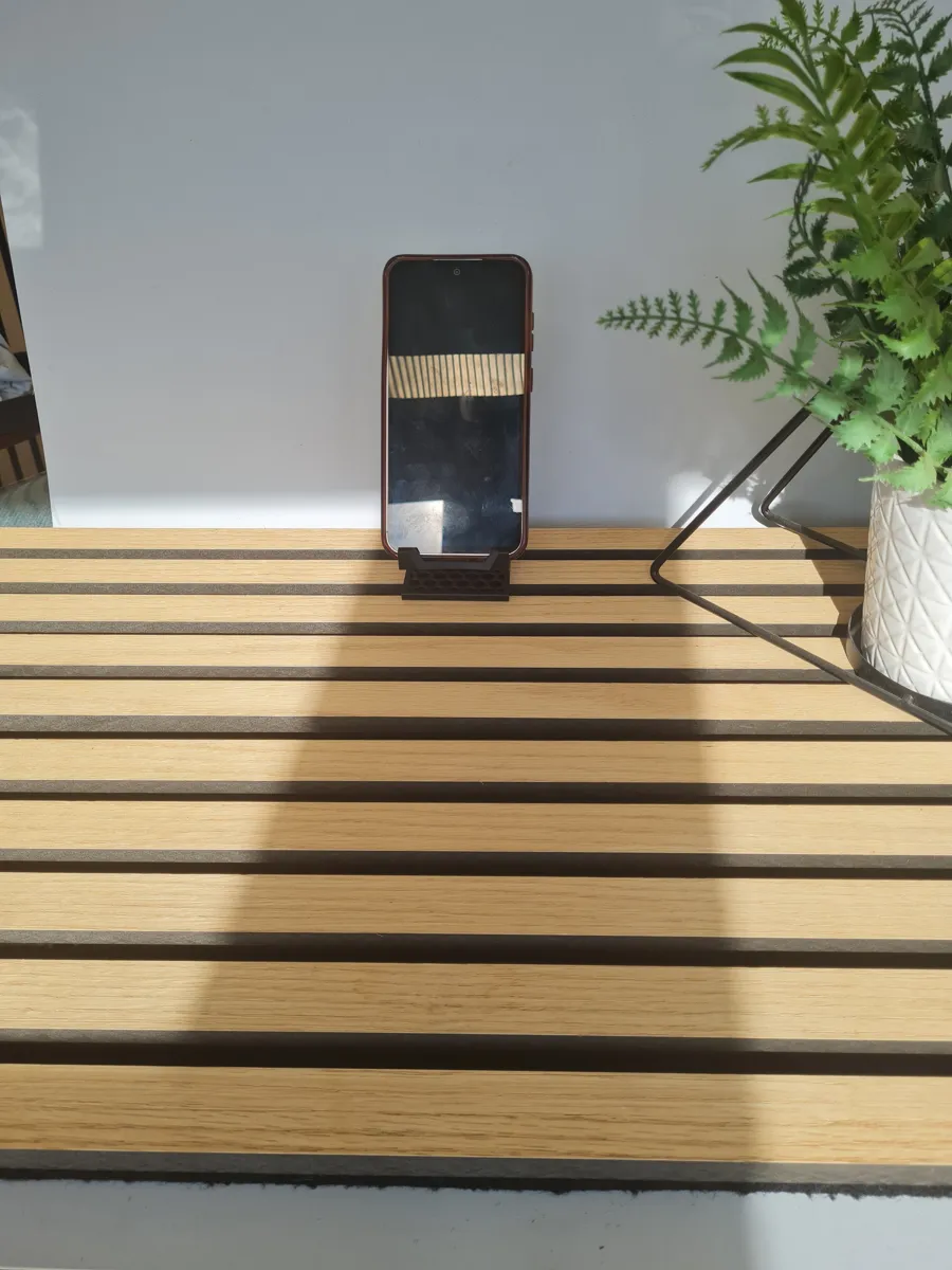 Modern Honeycomb Smartphone Stand, photo 3 of 4 - Modern Honeycomb Smartphone Stand Mobile & Device Accessories