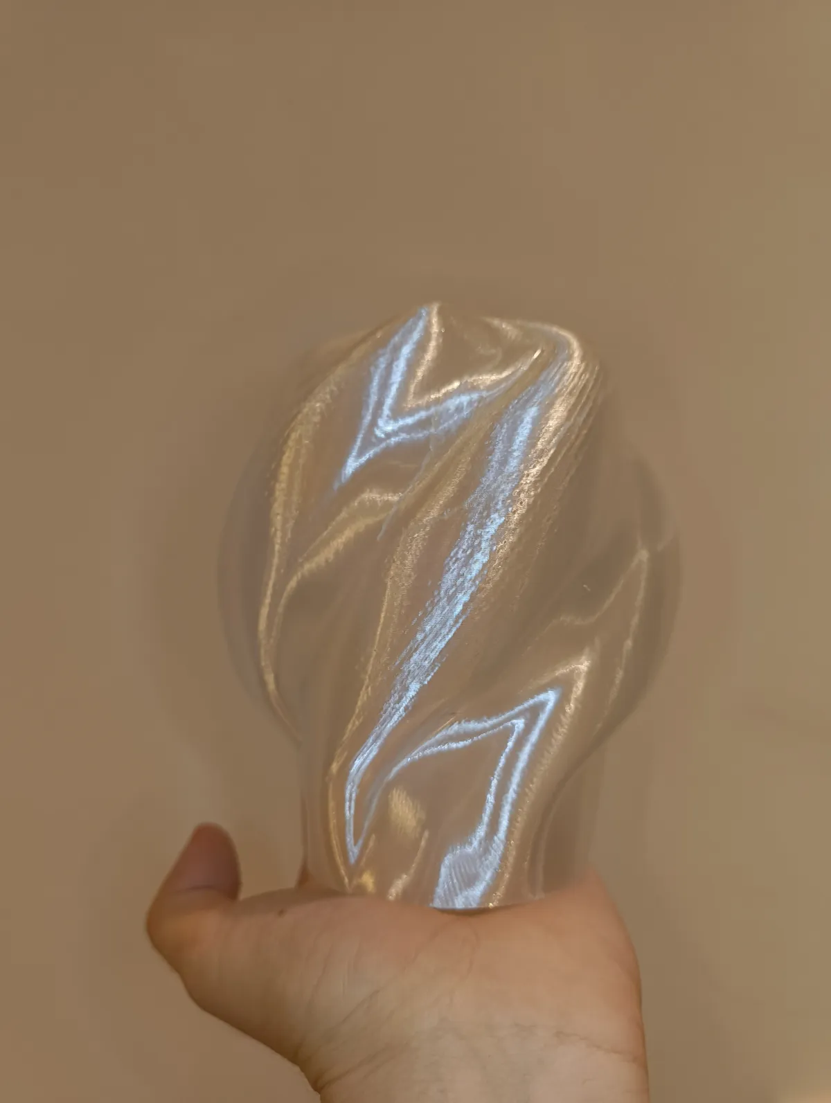 Twisted Flame Lamp, Sculptural Lamp, photo 3 of 4 - Twisted Flame Lamp, Sculptural Lamp Household