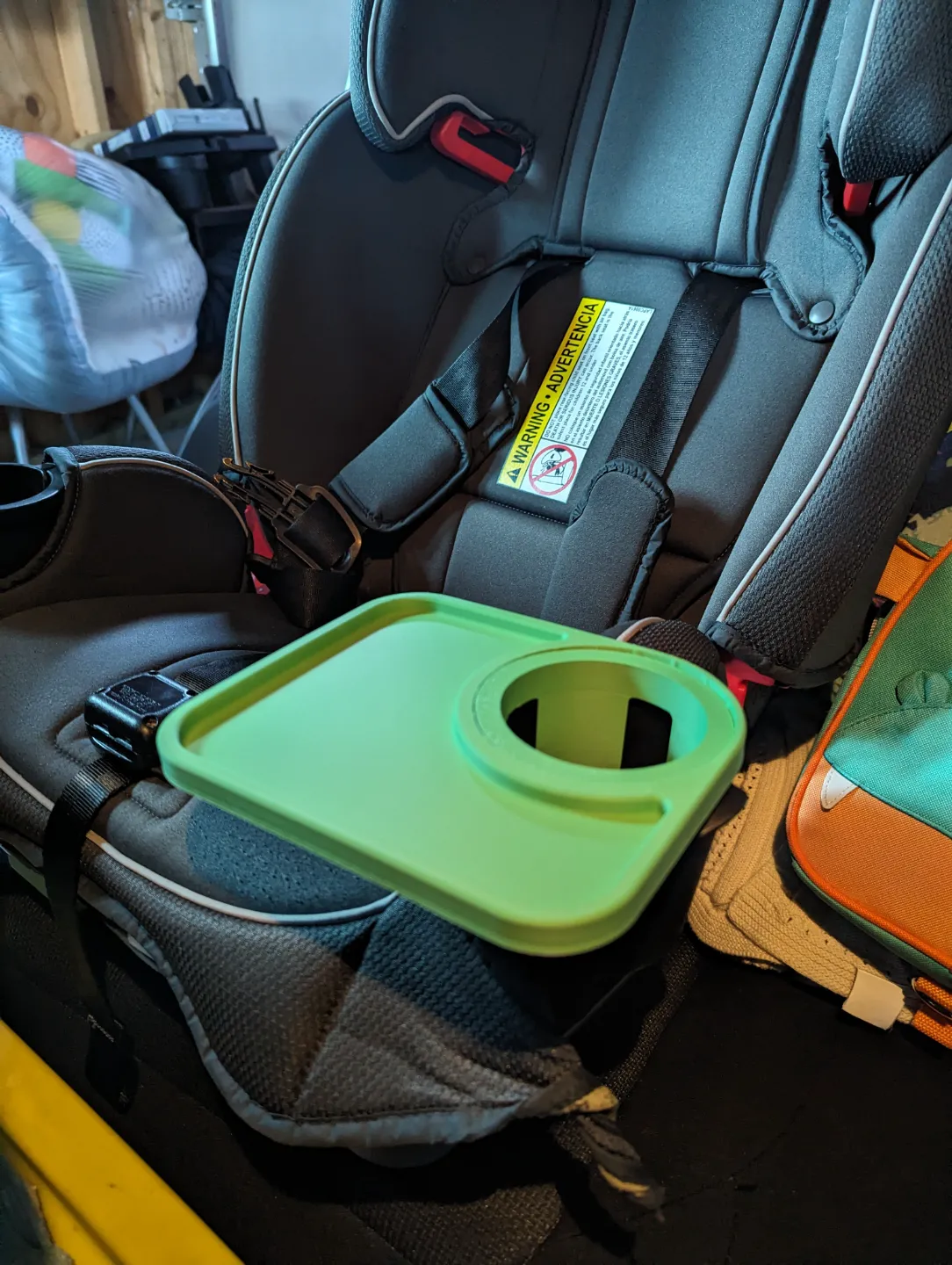 Car Seat Snack Tray & Cup Holder, photo 3 of 4 - Car Seat Snack Tray & Cup Holder Car & Vehicle