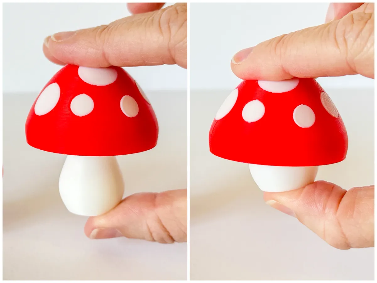 Squishy Mushrooms (2 sizes), photo 3 of 4 - Squishy Mushrooms (2 sizes) Fidget & Sensory Toys