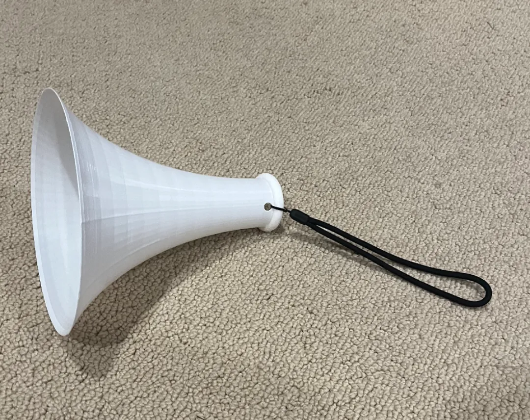 Megaphone Horn with Lanyard Hole - ID Card & Badge Holders, in stock
