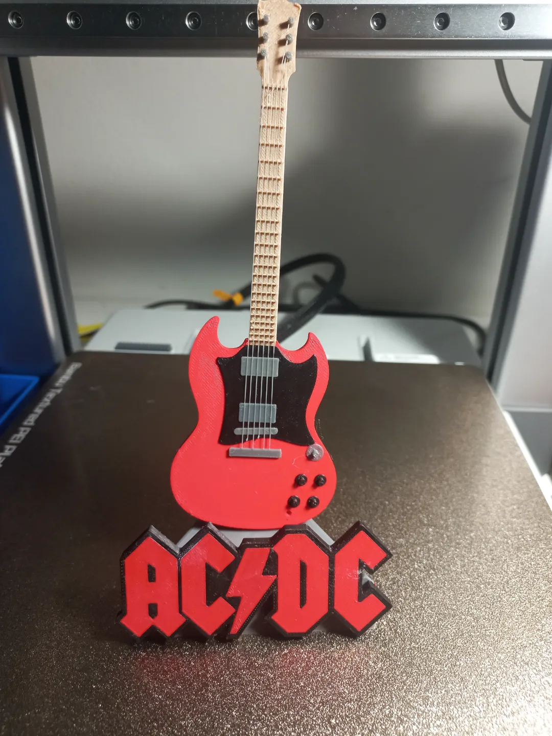 AC/DC Gibson SG Phone Stand, photo 2 of 2 - AC/DC Gibson SG Phone Stand Household