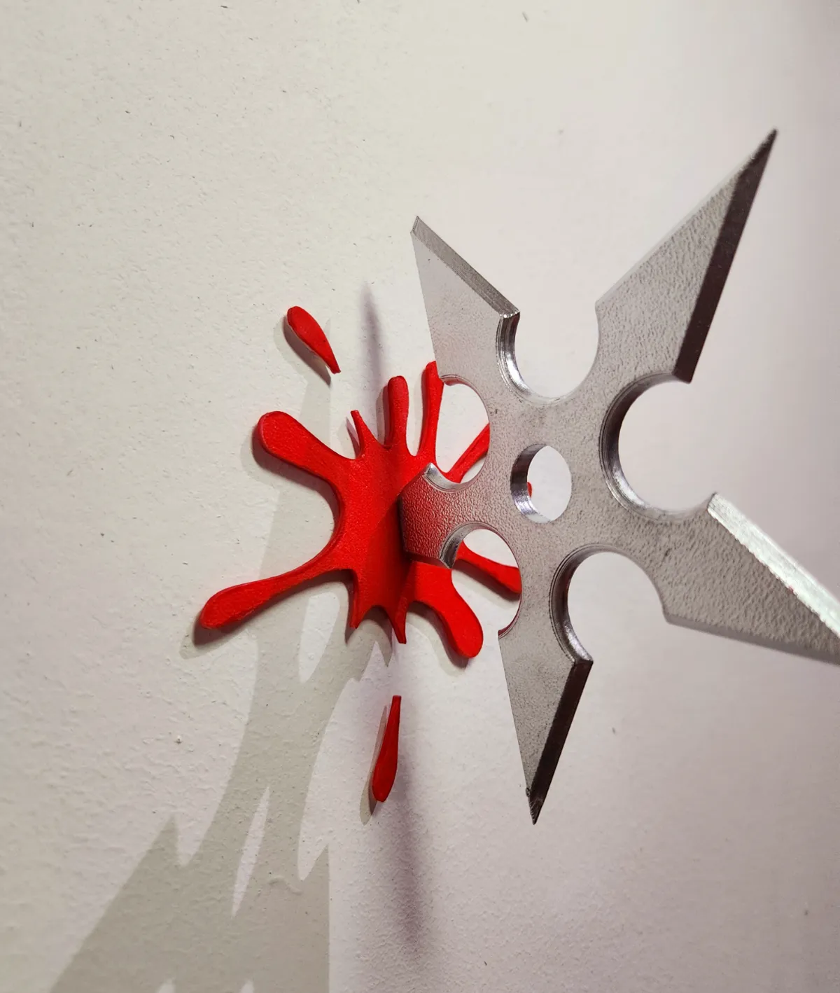 Ninja Star Coat/Clothes/Key Hanger, photo 3 of 3 - Ninja Star Coat/Clothes/Key Hanger Household
