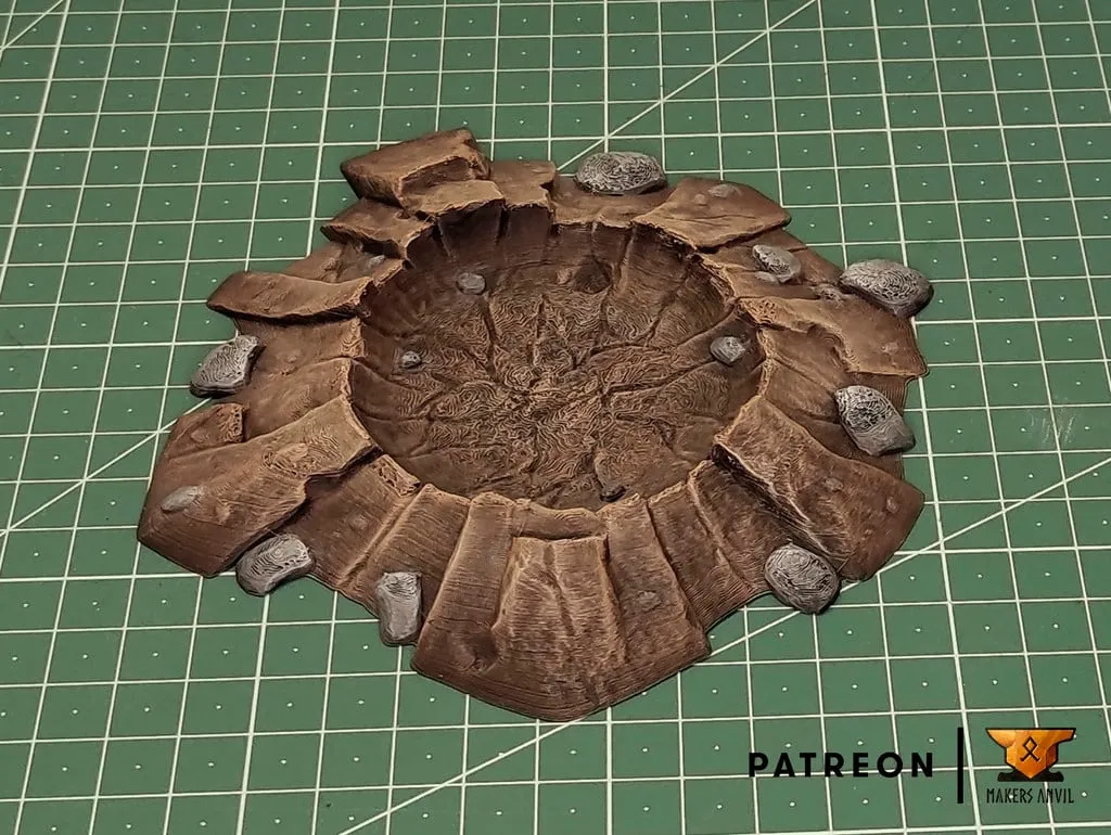 Crater terrain, photo 3 of 4 - Crater terrain Miniatures