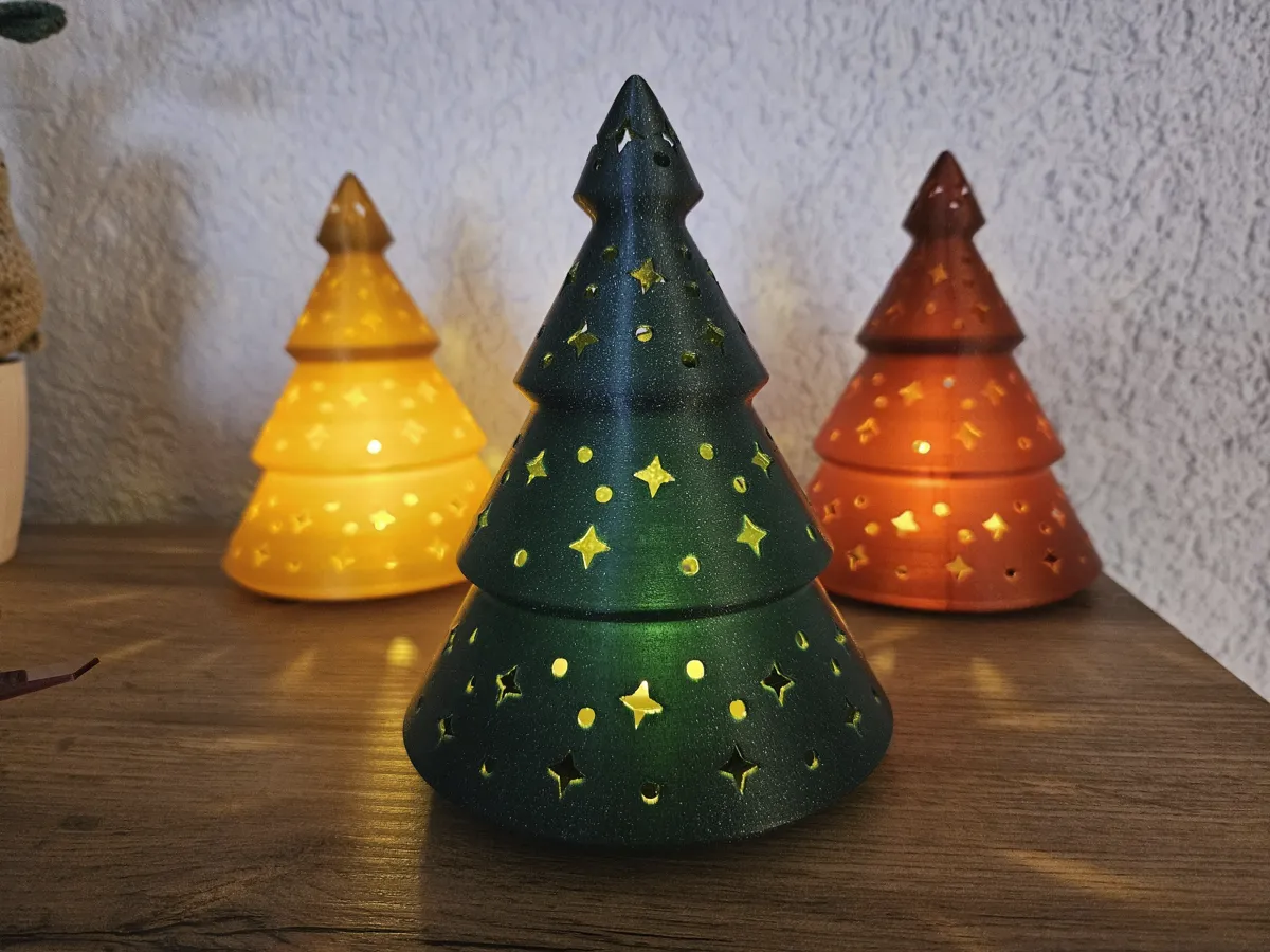 Christmas tree with Tealight