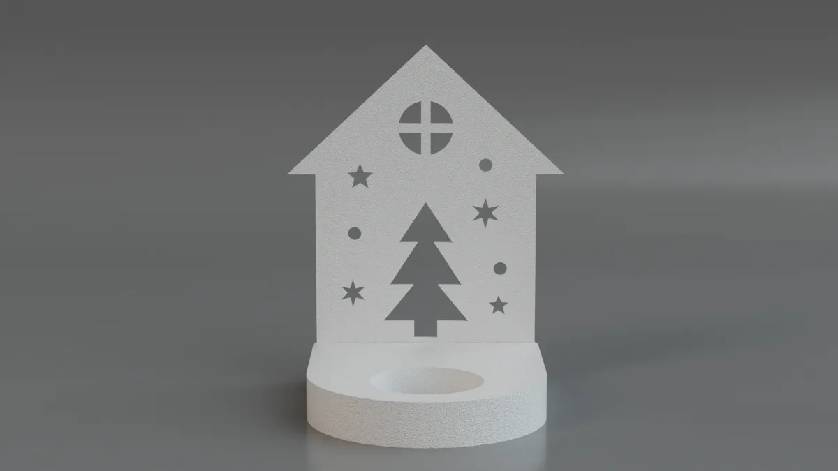 Christmas candle holder, photo 2 of 3 - Christmas candle holder Household