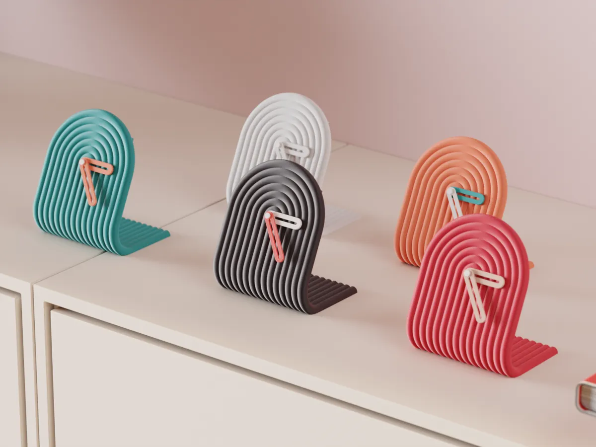 Modern Desktop Clock. Modular Clock Kit