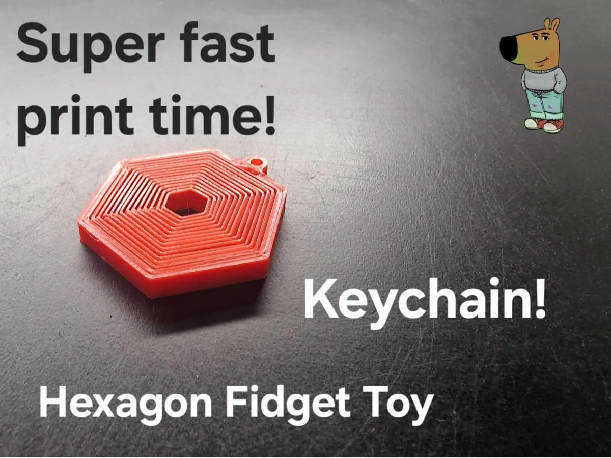 Hexagon Fidget Toy Keychain - Other Toys & Games, in stock in India