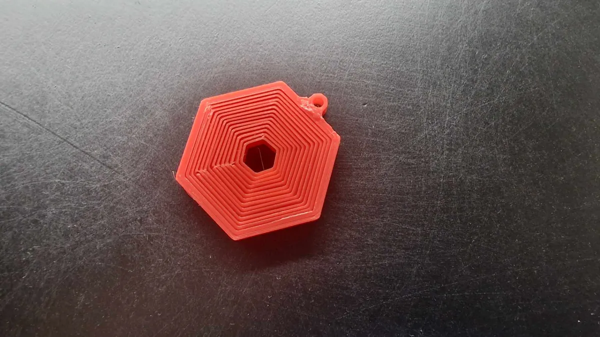 Hexagon Fidget Toy Keychain, photo 2 of 4 - Hexagon Fidget Toy Keychain Toys & Games
