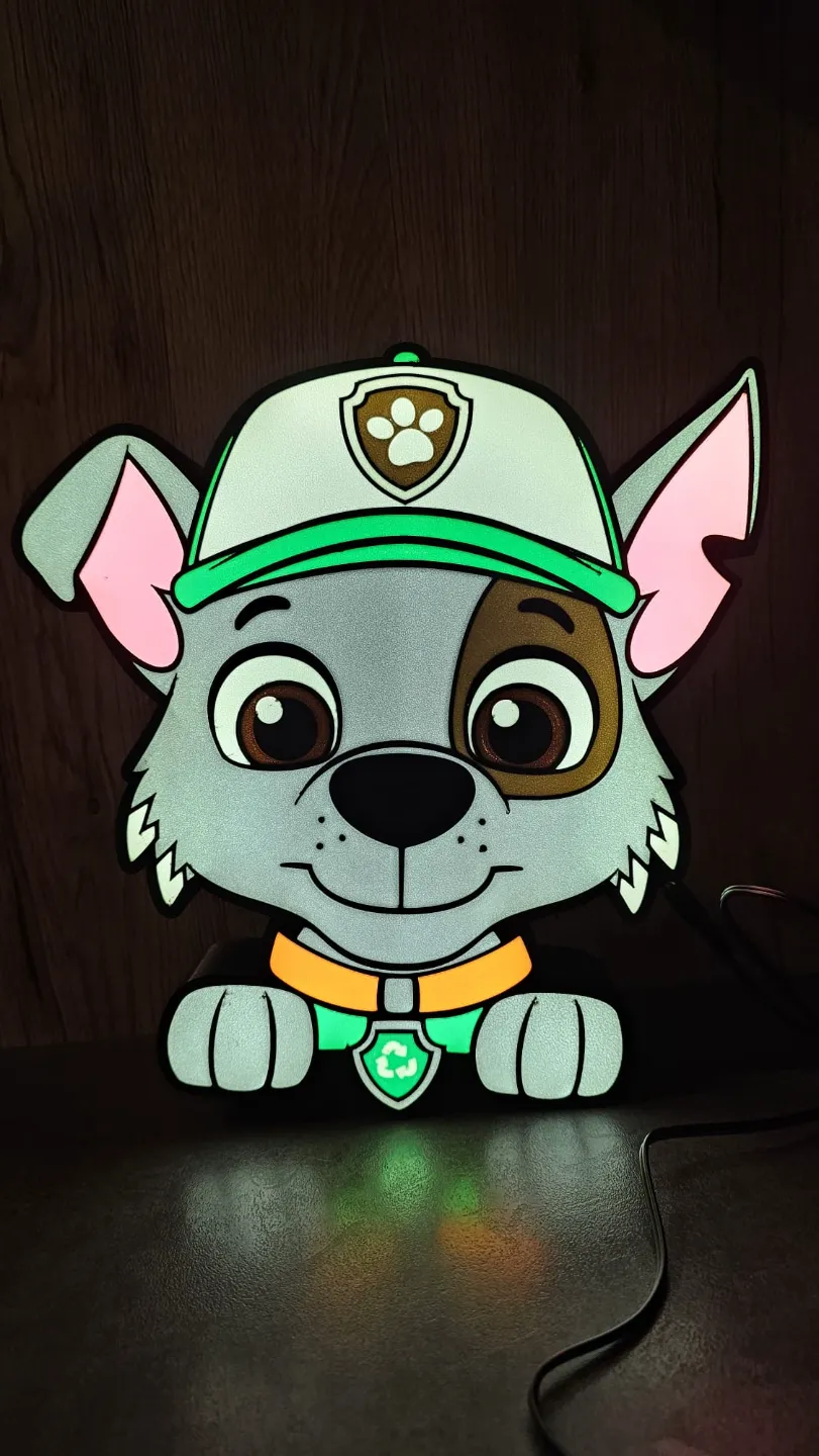 Paw Patrol Rocky Lightbox - Light Boxes & Shadow Lamps, in stock in India