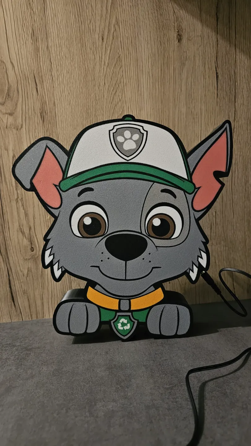 Paw Patrol Rocky Lightbox, photo 2 of 2 - Paw Patrol Rocky Lightbox Lamps & Lighting