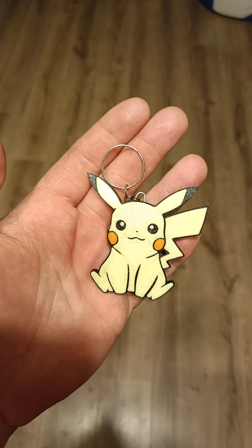 pokemon pikachu keychain pendant multicolorednoAMS, photo 2 of 4 - pokemon pikachu keychain pendant multicolorednoAMS Tools