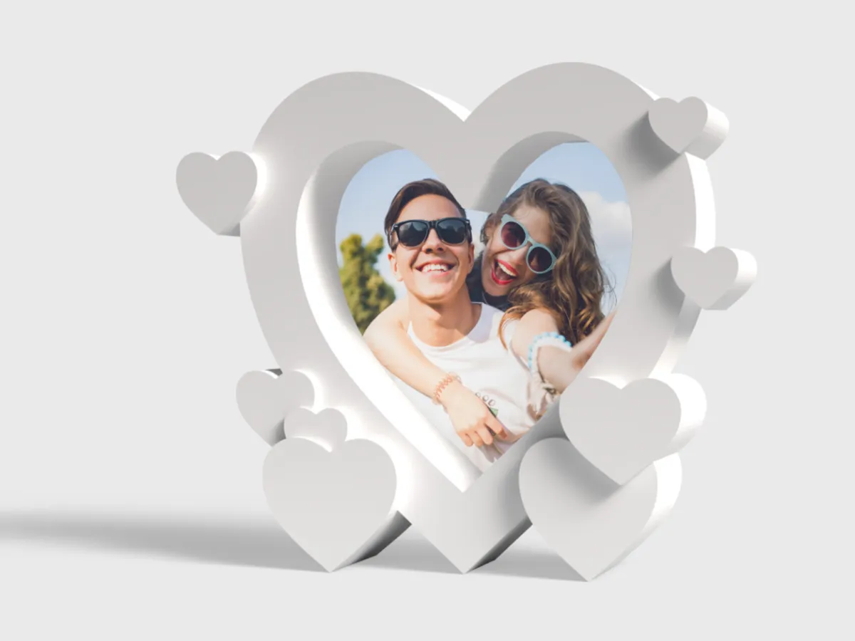 Heart Shaped Photo Frame
