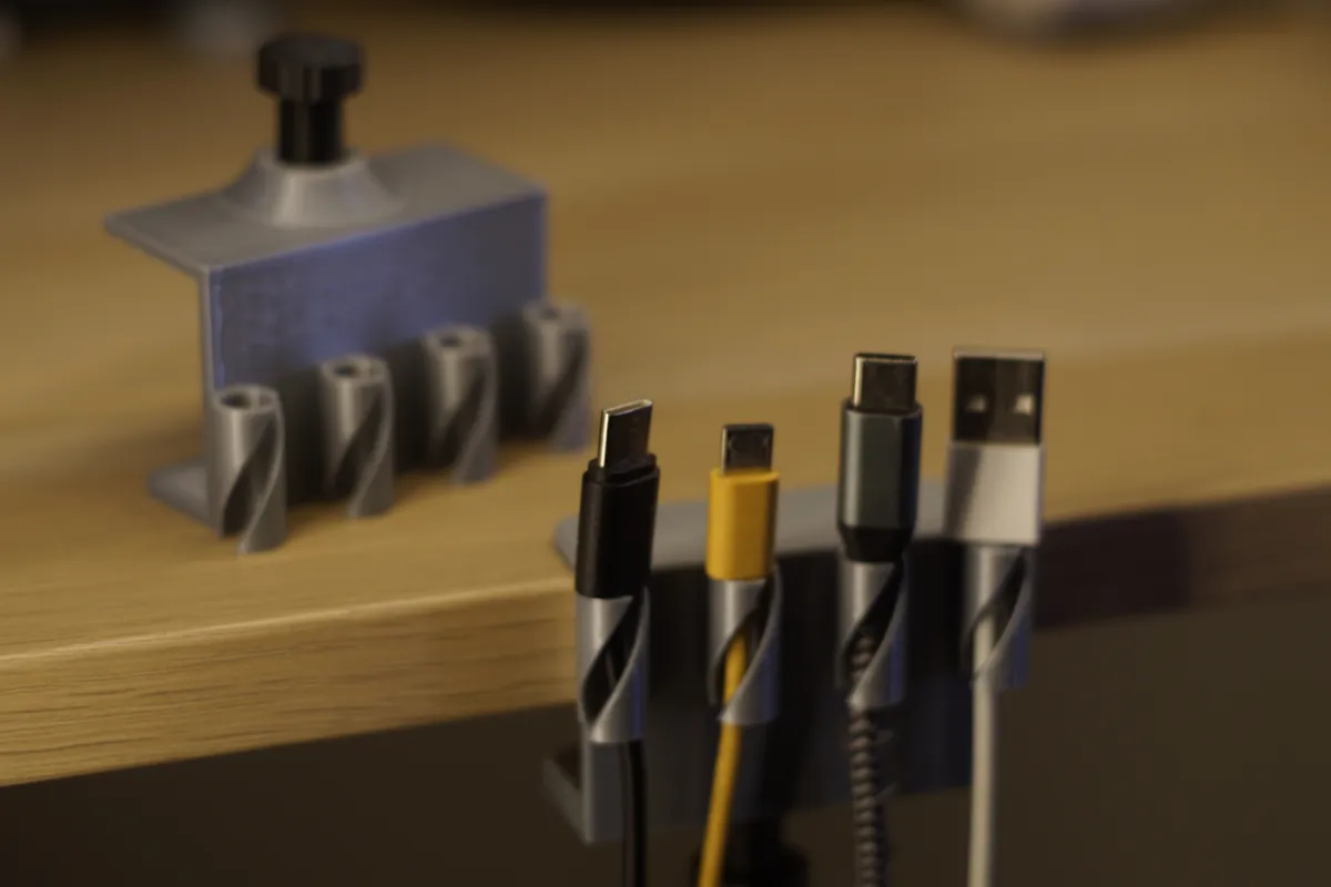 Cable Holder / Cable Organizer, photo 3 of 4 - Cable Holder / Cable Organizer Mobile & Device Accessories