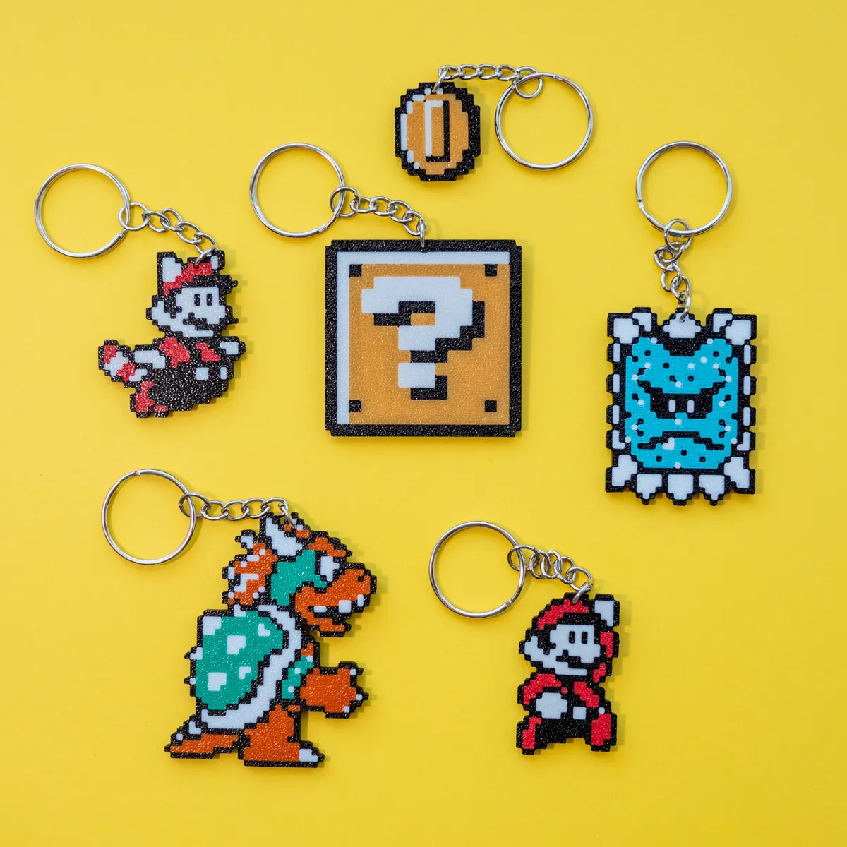 Super Plumber Bros 3 Keychain Pack, photo 2 of 4 - Super Plumber Bros 3 Keychain Pack Keychains