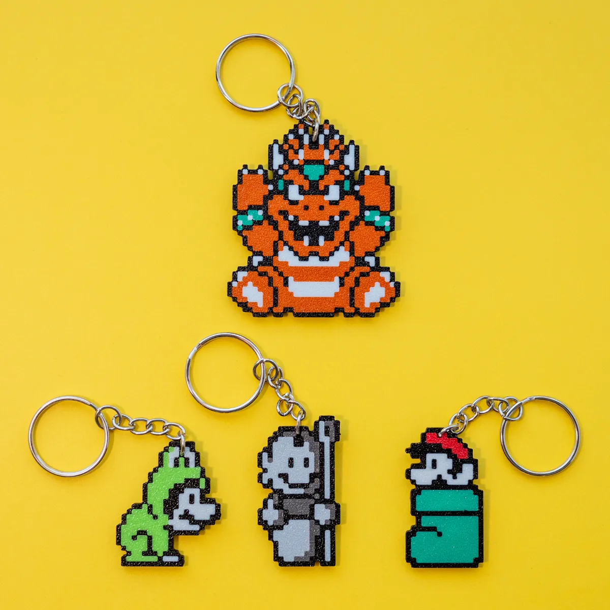 Super Plumber Bros 3 Keychain Pack, photo 3 of 4 - Super Plumber Bros 3 Keychain Pack Keychains