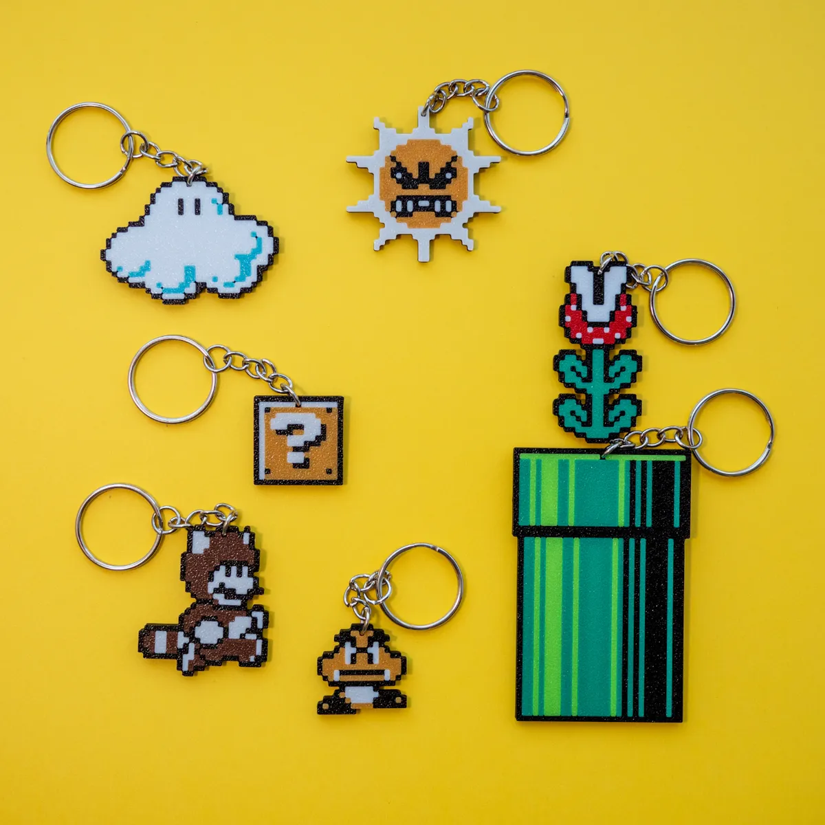 Super Plumber Bros 3 Keychain Pack, photo 4 of 4 - Super Plumber Bros 3 Keychain Pack Keychains
