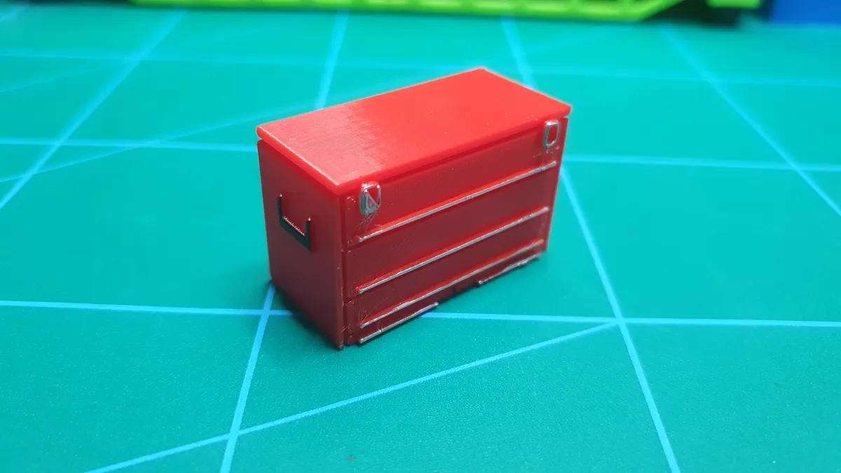 Toolbox (large) scale models for diorama