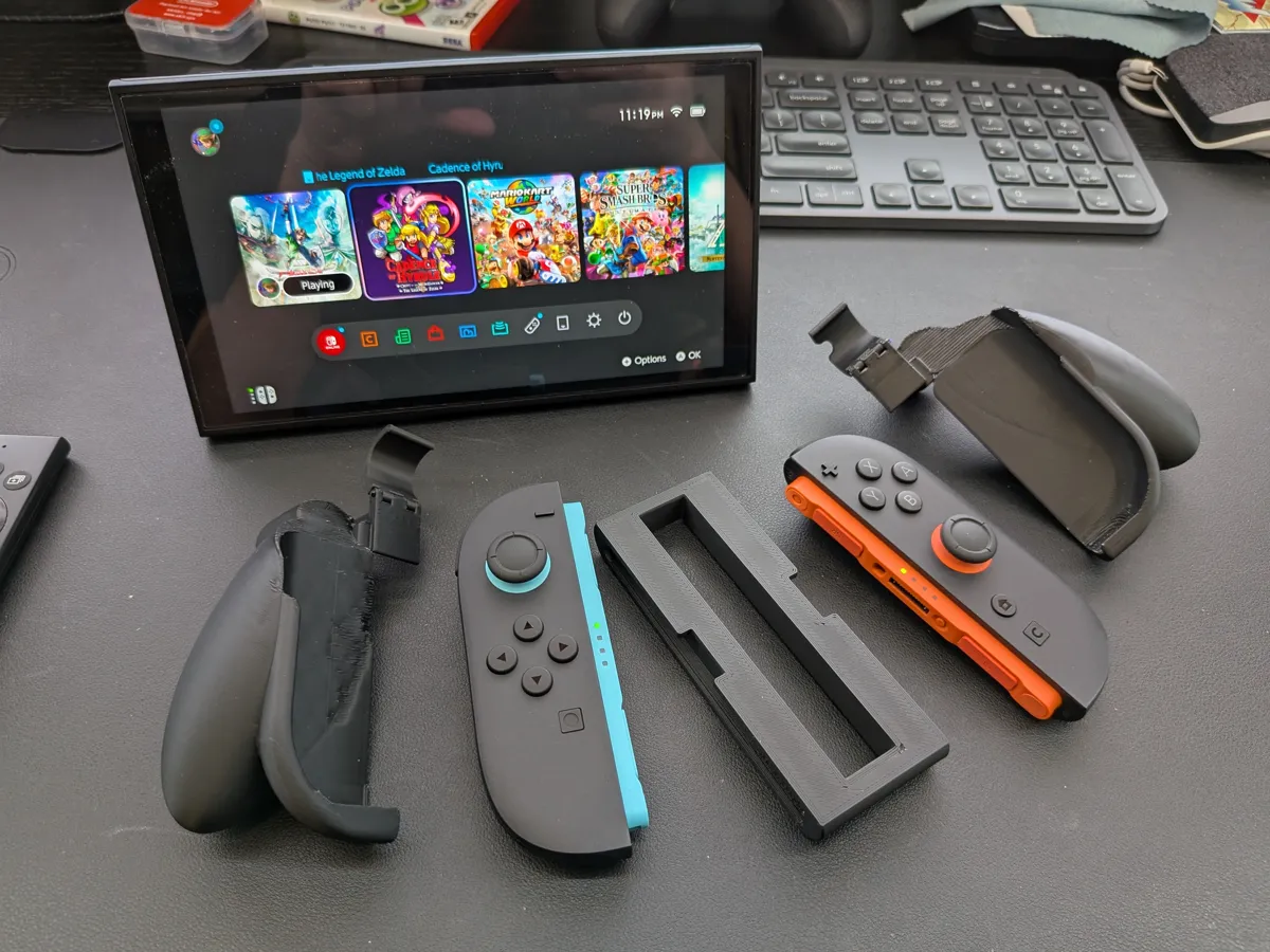 Switch 2 Grip - V16 (Dockable/Cartridge/Asym/Lite), photo 4 of 4 - Switch 2 Grip - V16 (Dockable/Cartridge/Asym/Lite) Gaming Accessories