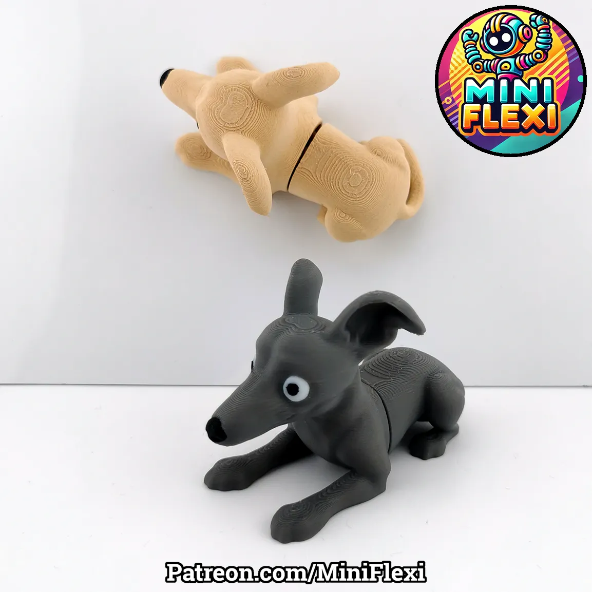 Mini Flexi Greyhound - Articulated, photo 3 of 4 - Mini Flexi Greyhound - Articulated Fidget & Sensory Toys