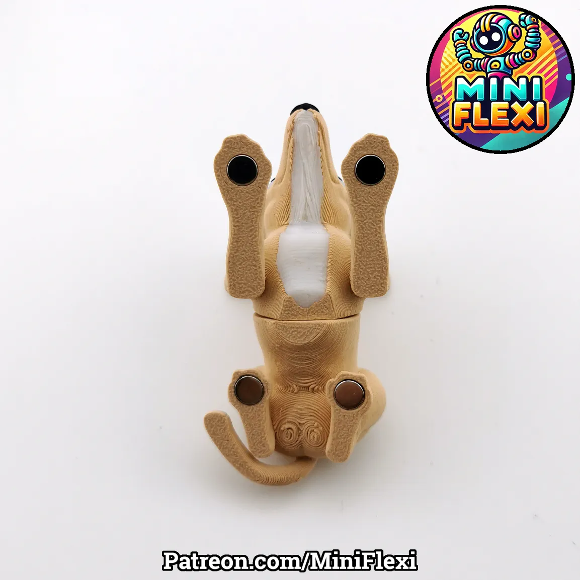 Mini Flexi Greyhound - Articulated, photo 4 of 4 - Mini Flexi Greyhound - Articulated Fidget & Sensory Toys