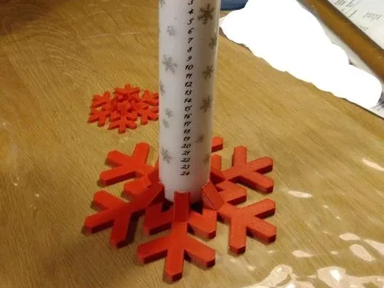 Snowflake Candle Holder