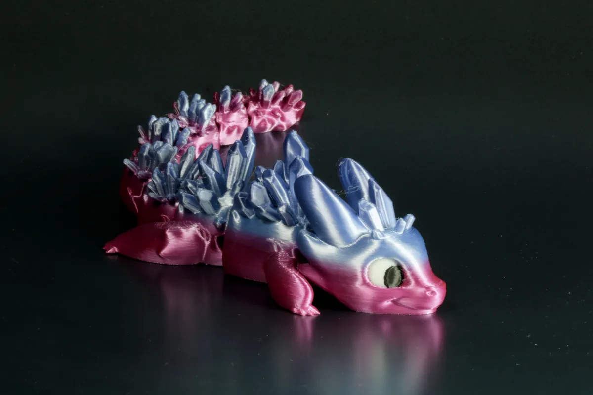 Articulated Crystal Dragon, photo 3 of 4 - Articulated Crystal Dragon Fidget & Sensory Toys