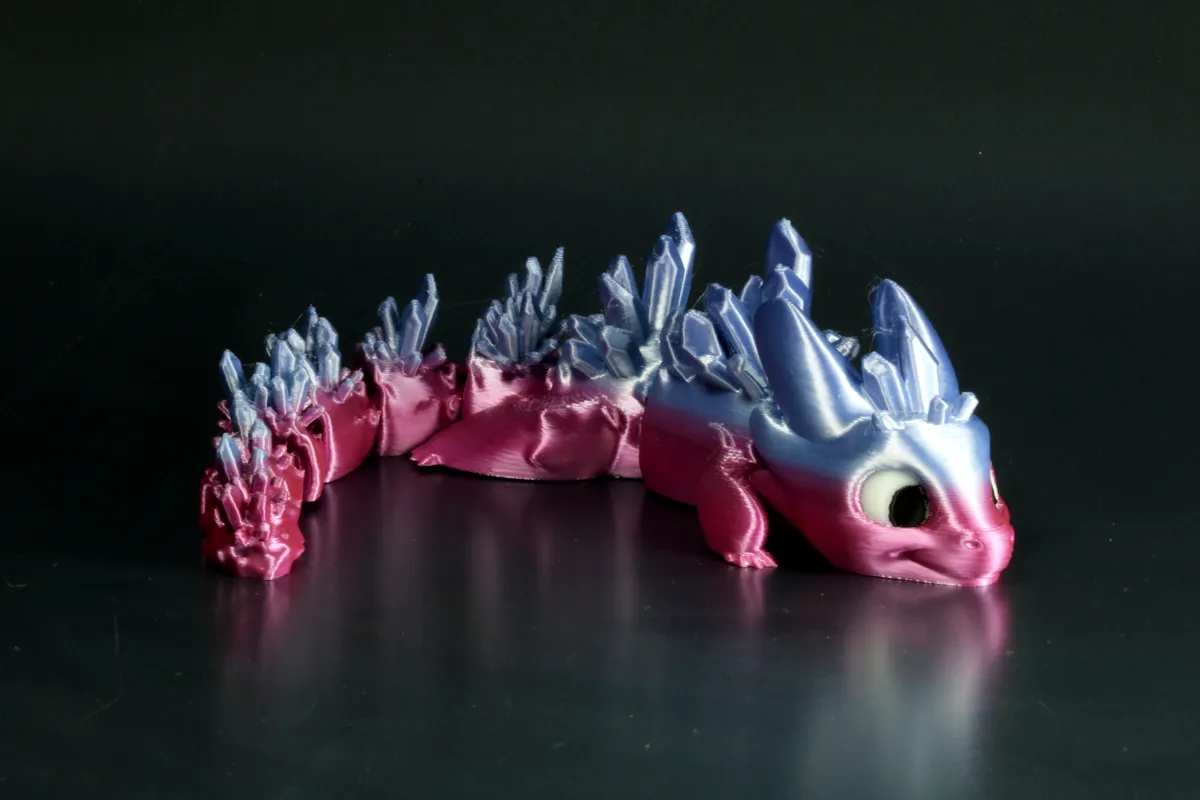 Articulated Crystal Dragon, photo 4 of 4 - Articulated Crystal Dragon Fidget & Sensory Toys