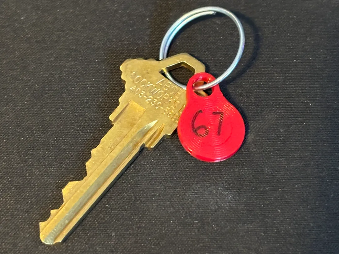 Key Chain Ring Tag For Labeling Keys- 0.5 G Only!