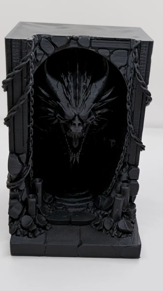 Dark Dragon Bookend, Gothic Dragon bookshelf, photo 4 of 4 - Dark Dragon Bookend, Gothic Dragon bookshelf Desk & Office
