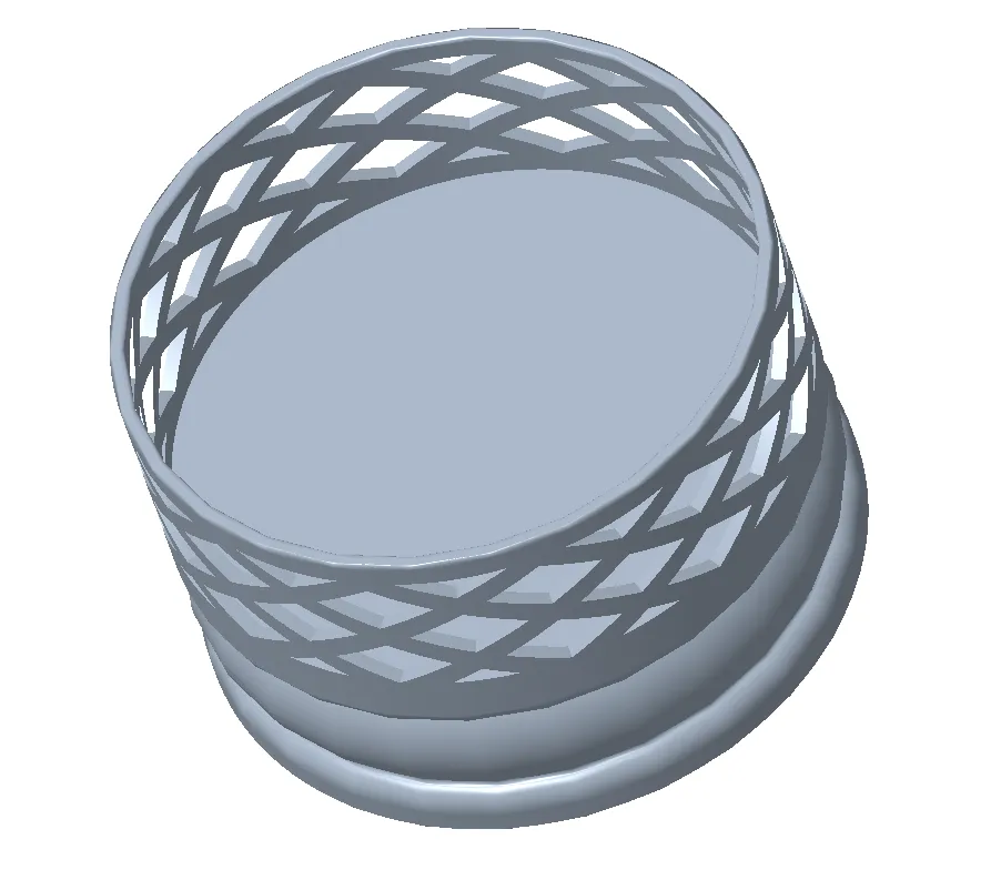 3in Pillar Candle Holder, photo 4 of 4 - 3in Pillar Candle Holder Home Decor Items