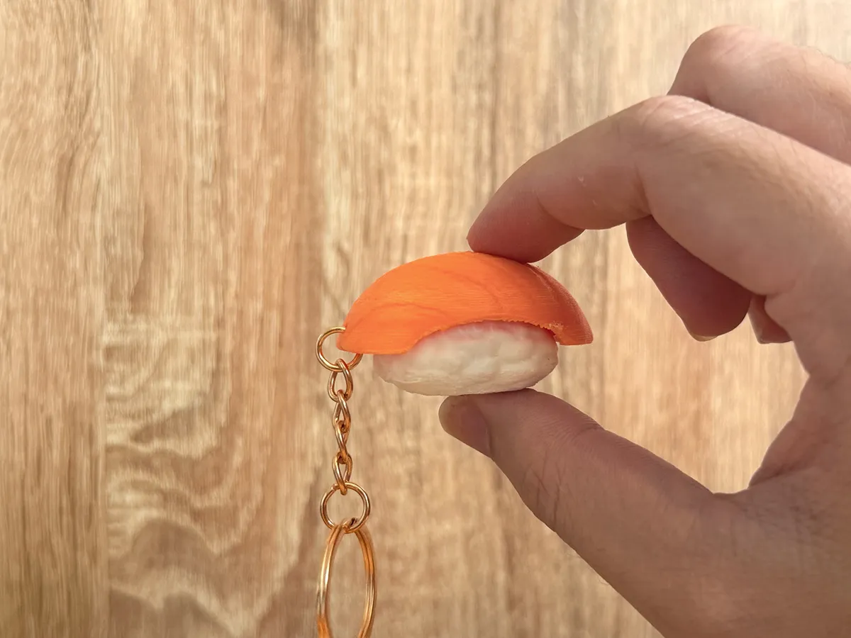 Clicky Sushi, Salmon Nigiri Fidget Toy, photo 3 of 3 - Clicky Sushi, Salmon Nigiri Fidget Toy Fidget & Sensory Toys