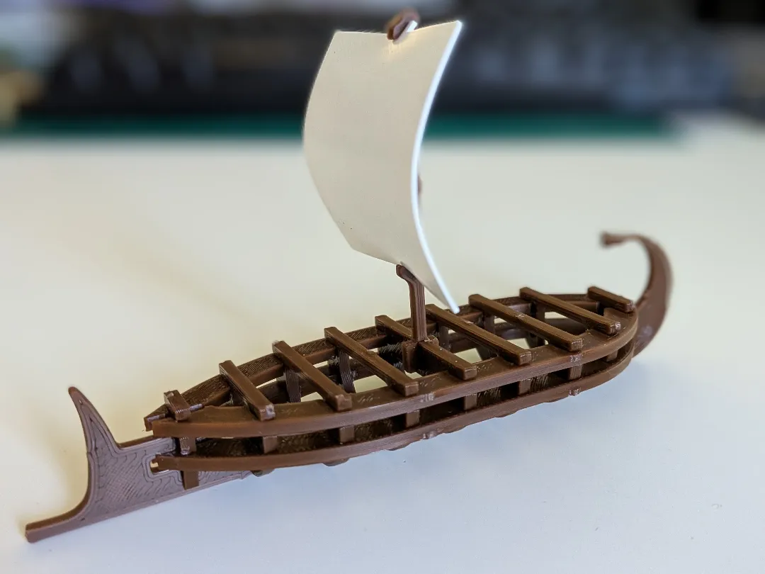 Ancient Greek Ship Kit Card - Decor, in stock in India