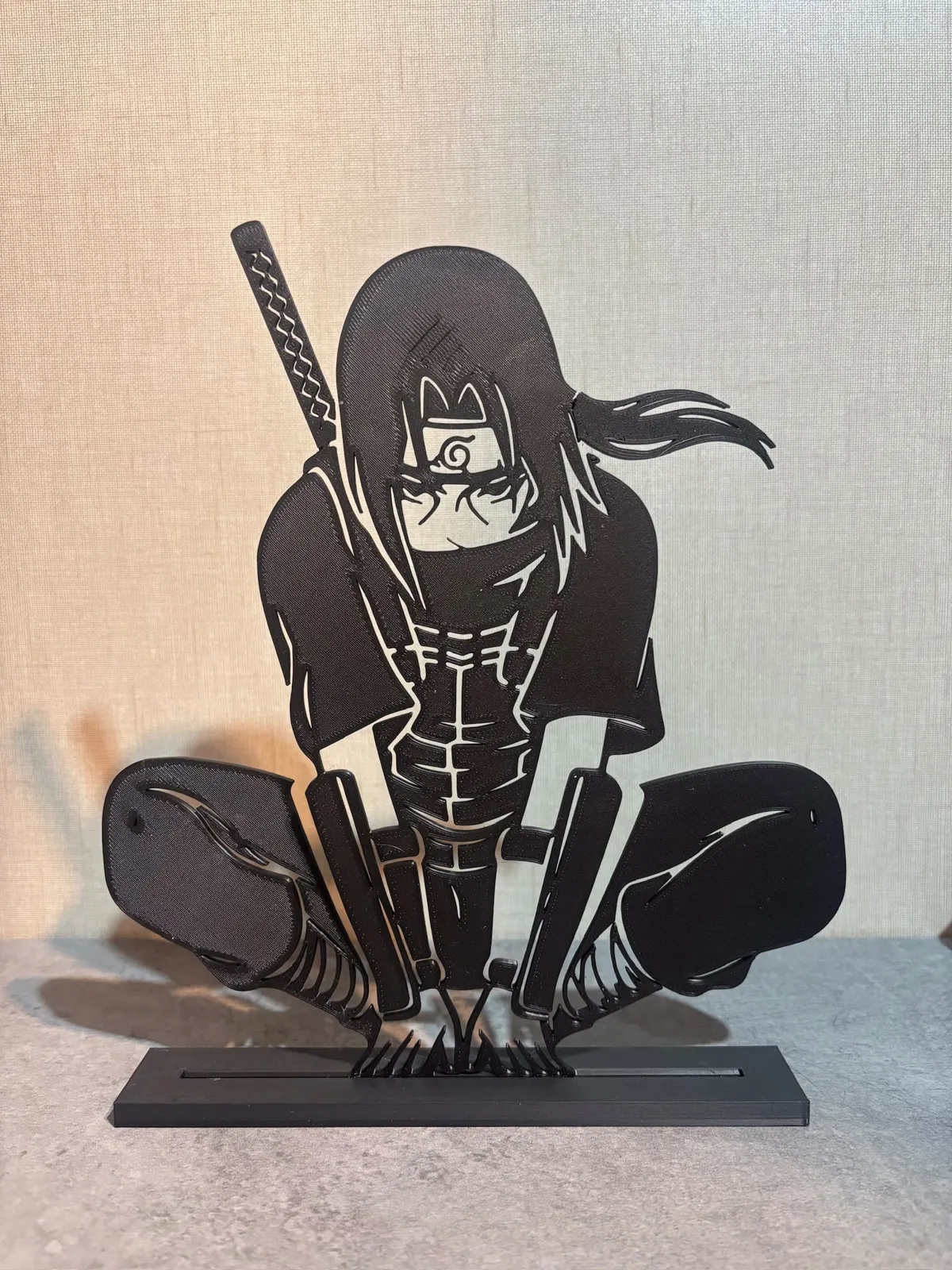 Itachi Massacre - 2-in-1 Wall Art & Display Stand, photo 2 of 2 - Itachi Massacre - 2-in-1 Wall Art & Display Stand Home Decor Items