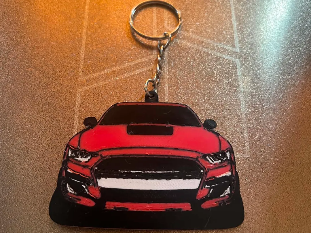 Ford Mustang Keychain - Photo Keychains, in stock in India